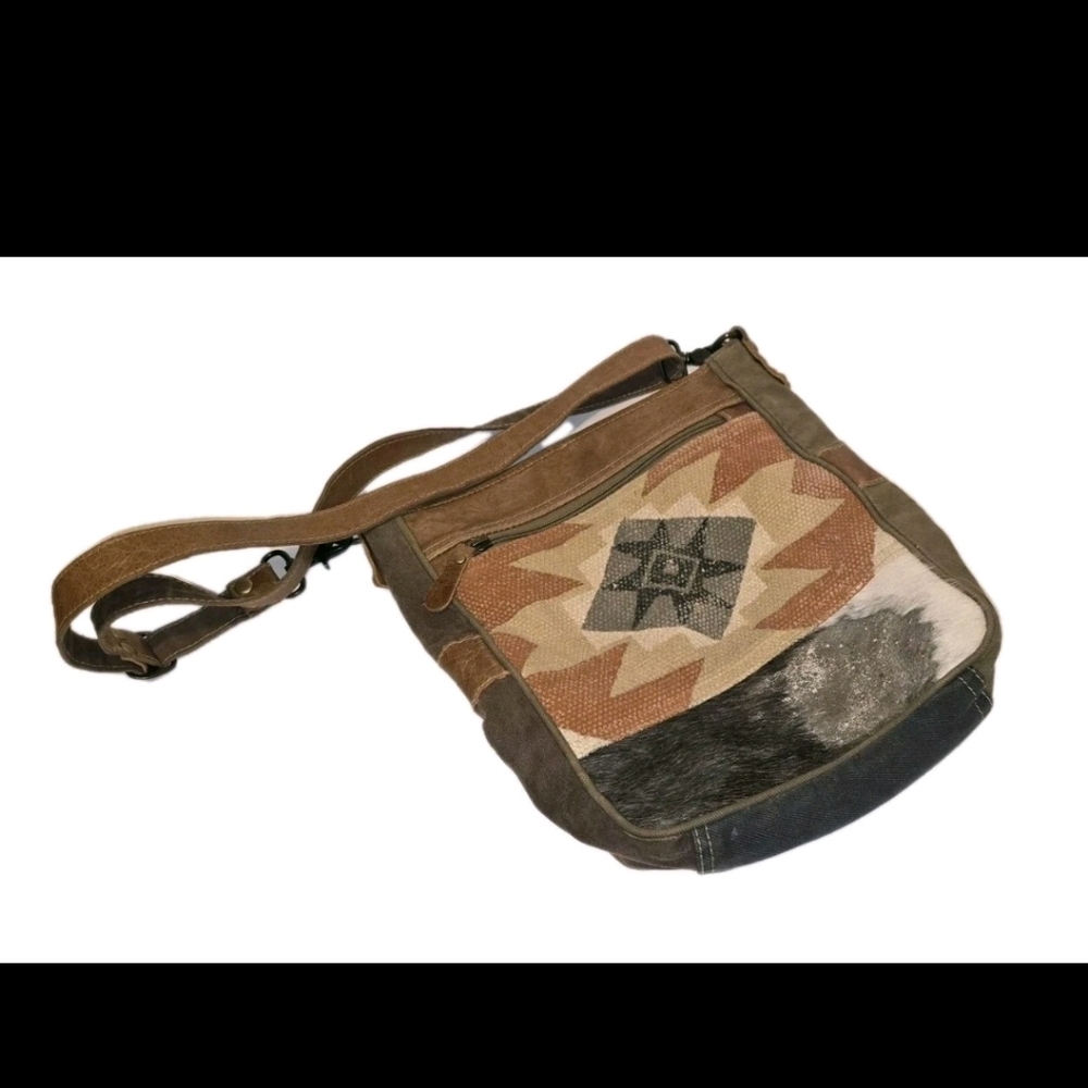 Myra Bag Rustic Patterned Shoulder Bag
